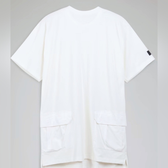 Y-3 Crepe Jersey Short Sleeve Pocket Tee Unisex XS Oversize - Picture 1 of 16